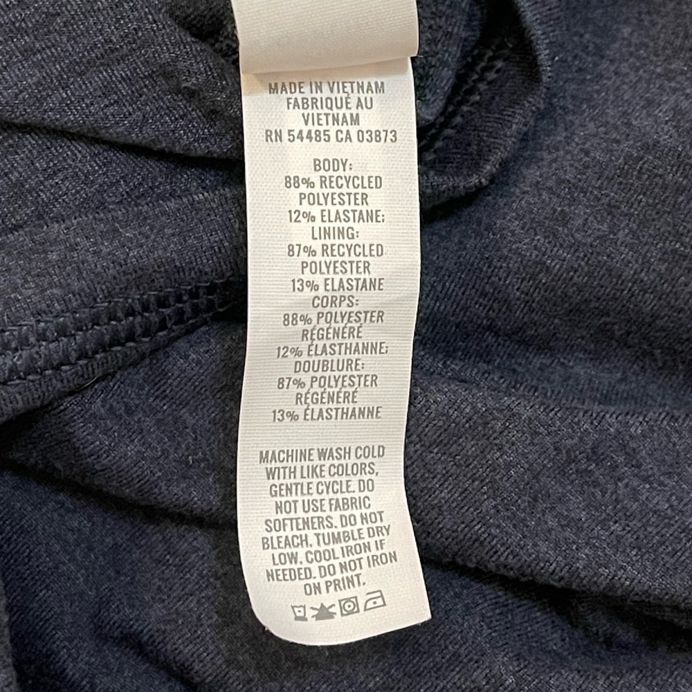 Aerie offline navy blue athletic built in spandex dress women’s size XS - Picture 6 of 7